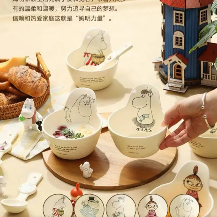 [姆明一家]糖葫芦餐勺餐具手把碗餐具