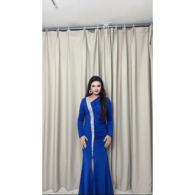 5913【包邮】新款高档高级感礼服时尚气质女装连衣裙