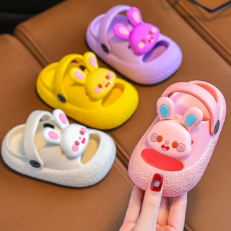 儿童拖鞋夏季男童女童宝宝室内居家防滑凉拖鞋可爱卡通两用软底