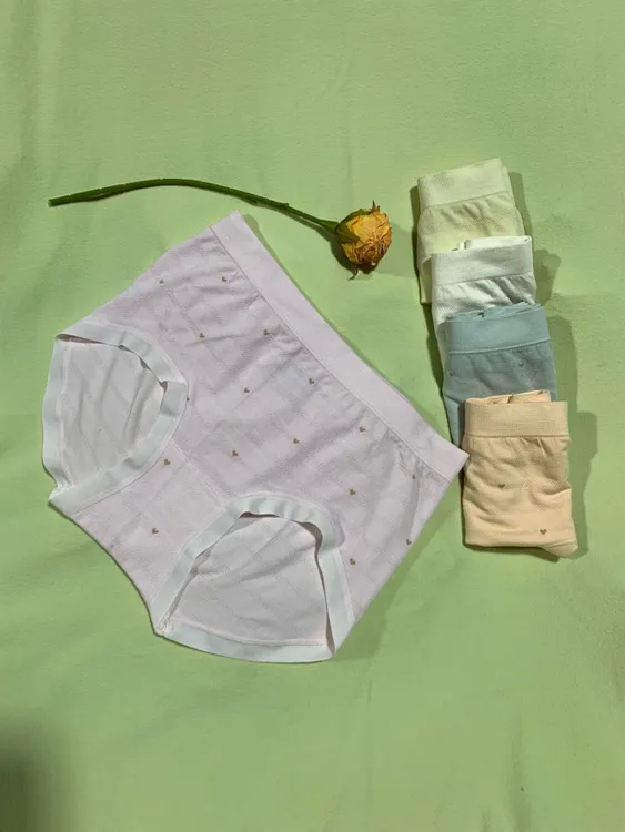 福利款女士中腰印花透气无痕可爱波点高弹三角内裤夏季舒适底裤