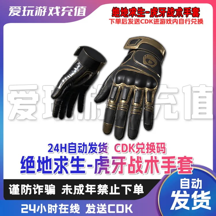 steam绝地求生PUBG 虎牙战术手套皮肤 永久CDK兑换码可月付秒发货