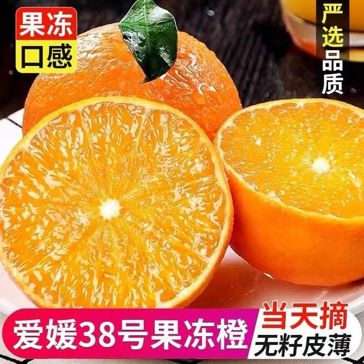 【精选】四川正宗爱媛38号果冻橙新鲜应季手剥橙子孕妇水果柑橘