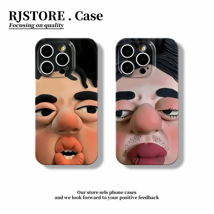 GGBond搞怪腊肠嘴小丑适用iphone1615菲林手机壳华为vivo小米oppo