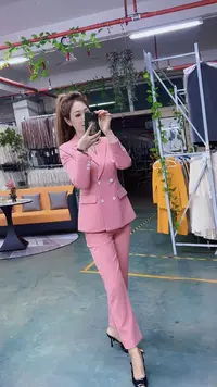 一姐【20780粉色西装】千金财阀ins网红洋气衣服女