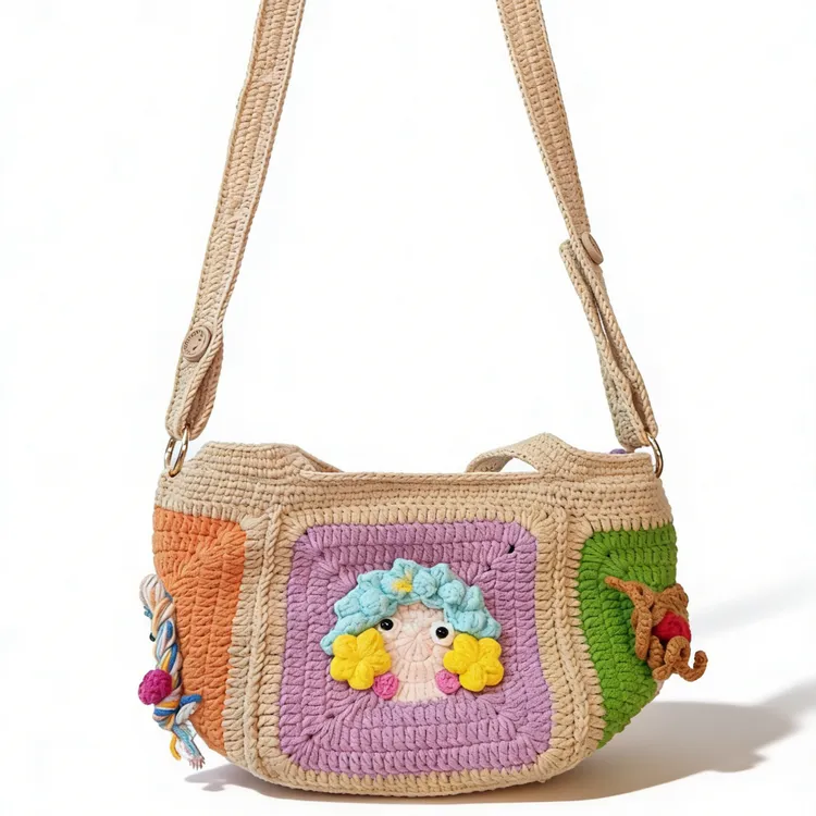 纯手工钩织包包时尚实用之选