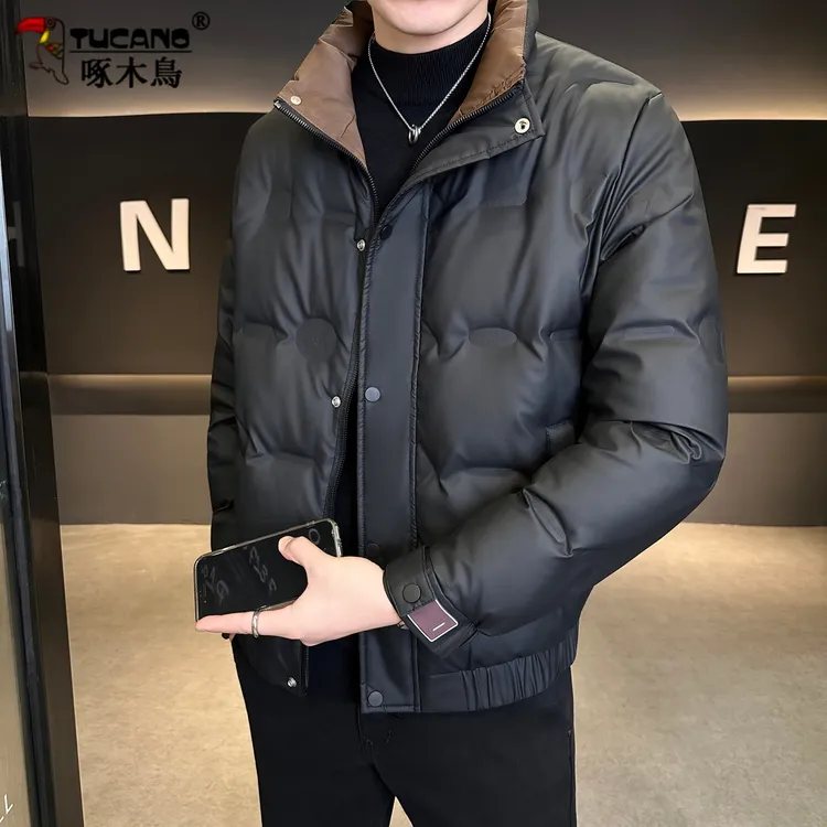 TUCANO/啄木鳥冬季新款男棉服商务休闲立领男士加厚保暖上衣外套
