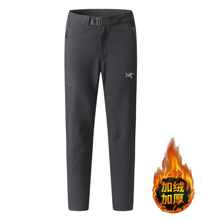 【一折专柜】户外运动速干耐磨透气徒步登山软壳休闲长裤男加绒保暖