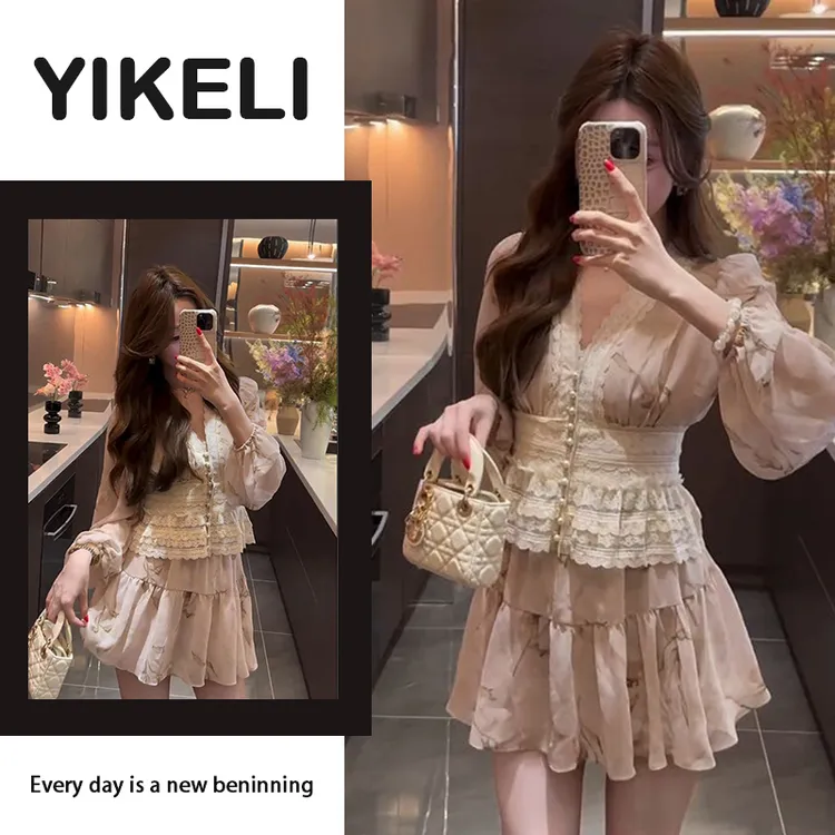 春季套装女2025新款大码女装小香风洋气减龄上衣显瘦半身裙两件套