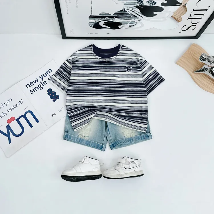 儿童夏短袖T恤夏季男童衣服夏装2025新款潮 WG28277 悠悠童话童装