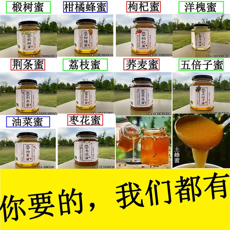 【41.5-42.5波美度】10斤天然蜂蜜正宗野洋槐蜜山花蜜五味子枣花蜜