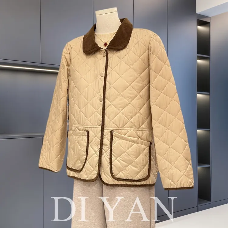 时尚休闲妈妈装棉衣外套女秋冬新款上衣气质百搭中老年人洋气棉服