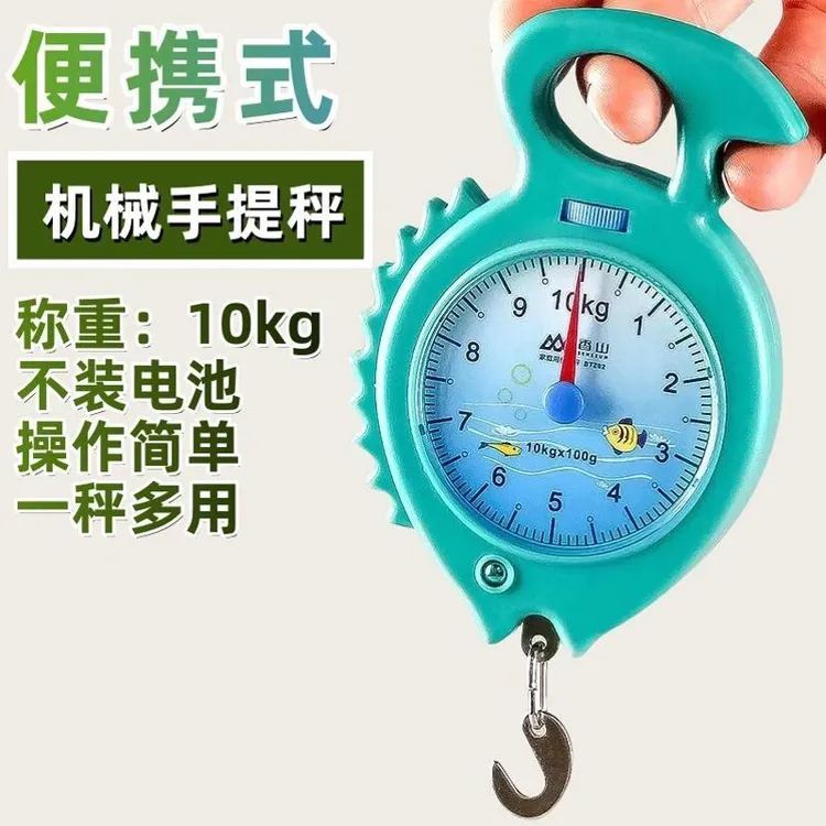 弹簧秤手提秤小称家用便携式挂钩买菜称高精度迷你行李秤d2