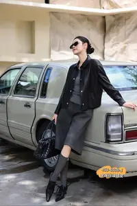 WYFS质感满满飒爽皮衣外套