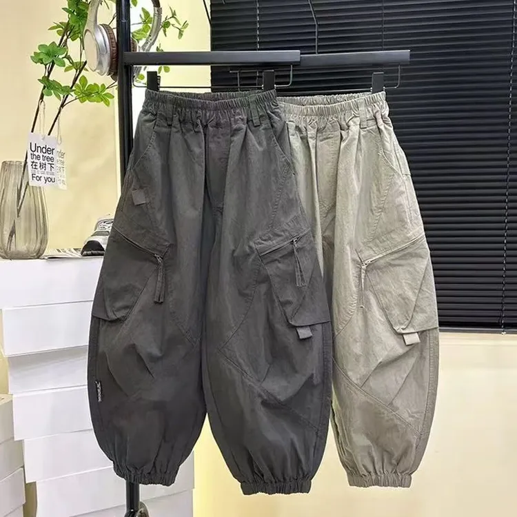 男童裤子春秋款2025新款秋装工装长裤中大儿童男孩秋季休闲卫裤潮