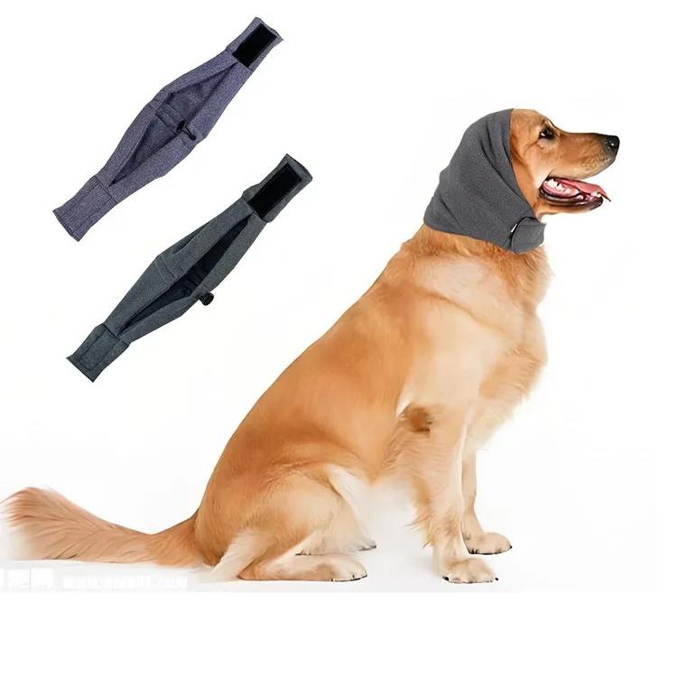 新款狗狗宠物安抚头罩防惊吓防调节围脖狗狗情绪稳定护耳防噪头饰