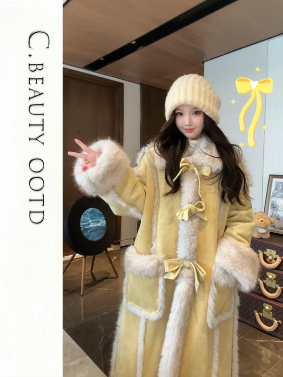【橙子专属】2025设计感冬季毛毛外套88022