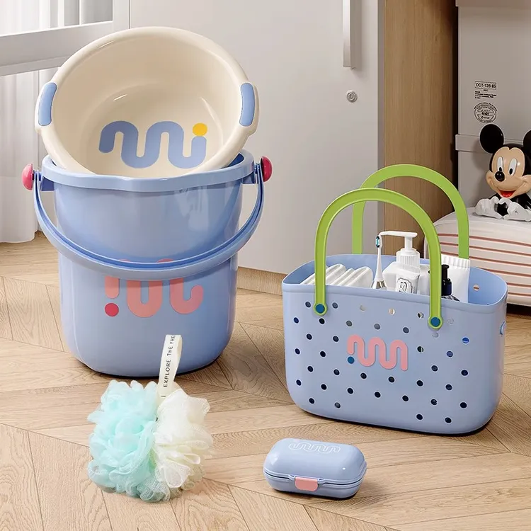 【开学必备】洗脸盆子水桶塑料盆加厚耐用洗脚盆大号宿舍用学生宿舍