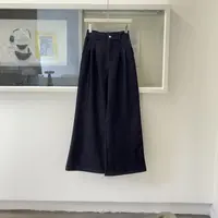 【赵小小yimao】9551 直筒裤韩版休闲百搭气质宽松显瘦高腰阔腿裤女