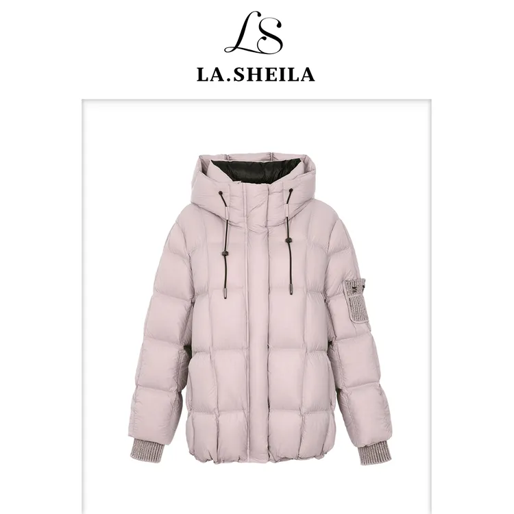 LA.Sheila【无花果】“北极大白鹅”90鹅绒服254-YRF/1213-86778