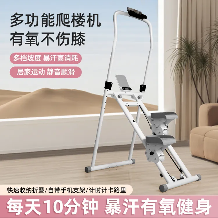 多功能家用原地踏步登山机健身器材燃脂减脂室内有氧运动器械