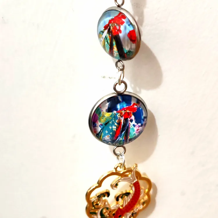 国风锦鲤手机链一个