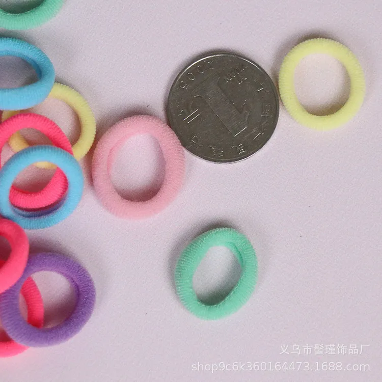 厂家直销儿童高弹力毛巾圈批发幼儿园早教中心小朋友扎发圈