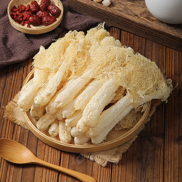 JUN TU/菌途【助农补贴】高山无熏硫竹荪干货特产菌菇煲汤火锅食材