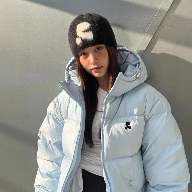 冬季新款restandrecreation白鸭绒羽绒服女宽松保暖上衣外套女装