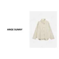 ANGE SUNNY【蝙蝠袖立领风衣】高级感气质休闲简约百搭风衣外套
