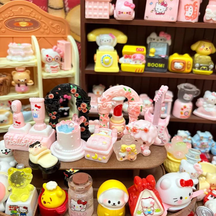 混款~树脂食玩代拆仿真微缩食玩树脂摆件奶油胶饰品手工配件