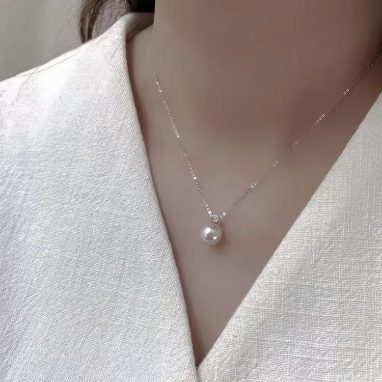 轻奢小众女款锁骨链戴妃套链气质简约坠链简单经典百搭