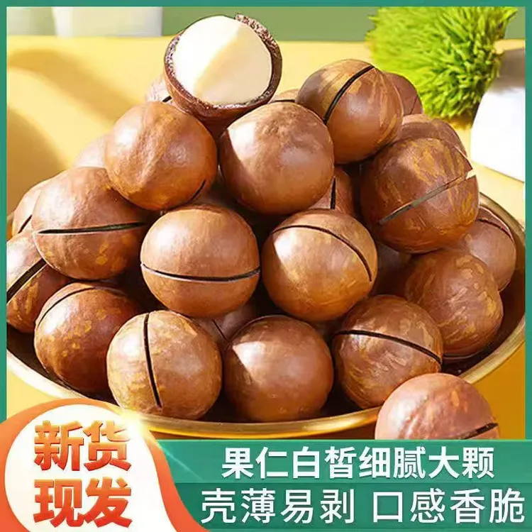 2025新货大颗粒奶油味夏威夷果新货坚果休闲零食干果