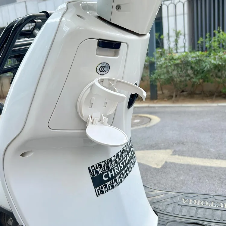 电动车车载水杯支架摩托车免打孔饮料架可折叠杯托多功能固定架子