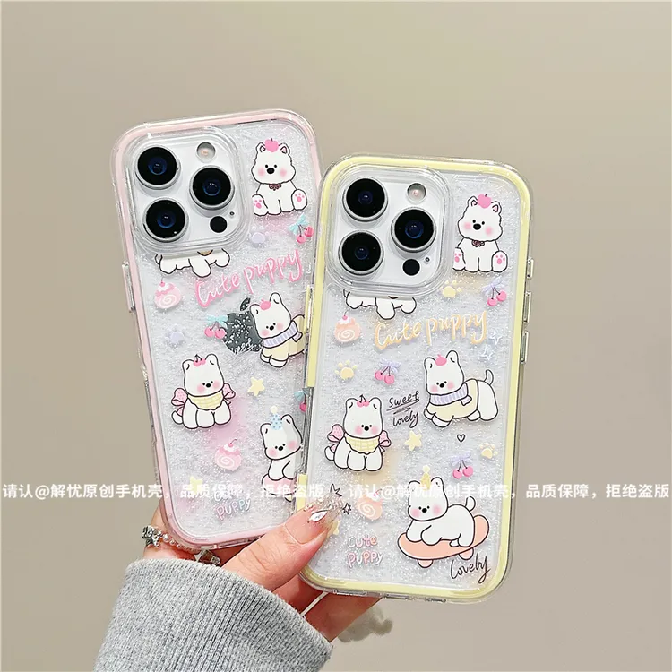 三合一炫彩适用苹果iPhone17/华为荣耀/OPPO/VIVO/小米手机壳爆款