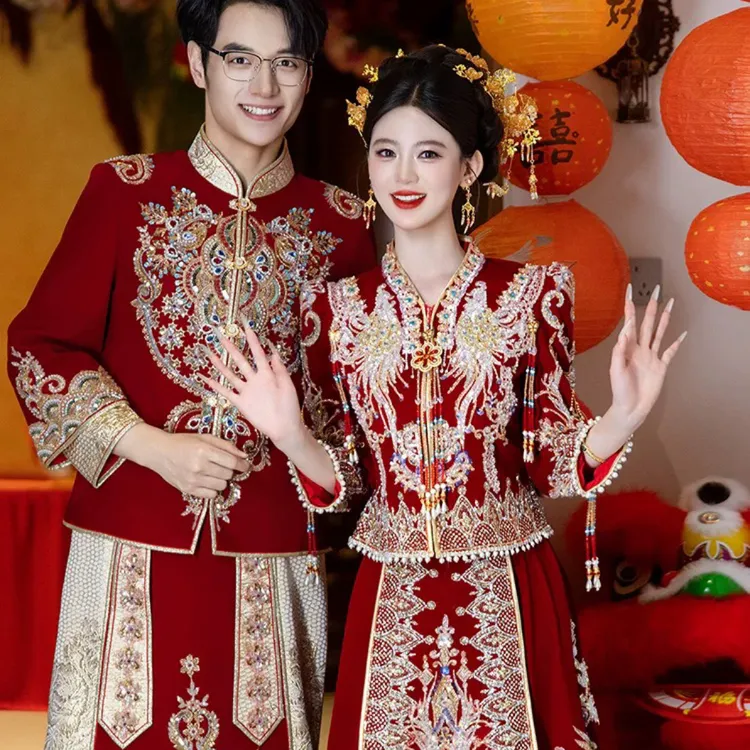 秀禾服婚服2025新款新娘结婚中式礼服婚礼嫁衣小个子出阁敬酒秋冬