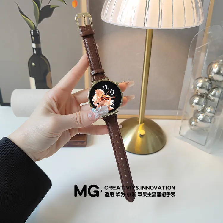 适用于GT6细款针扣精致秋冬GT5替换表带GT4百搭女款适配多型号