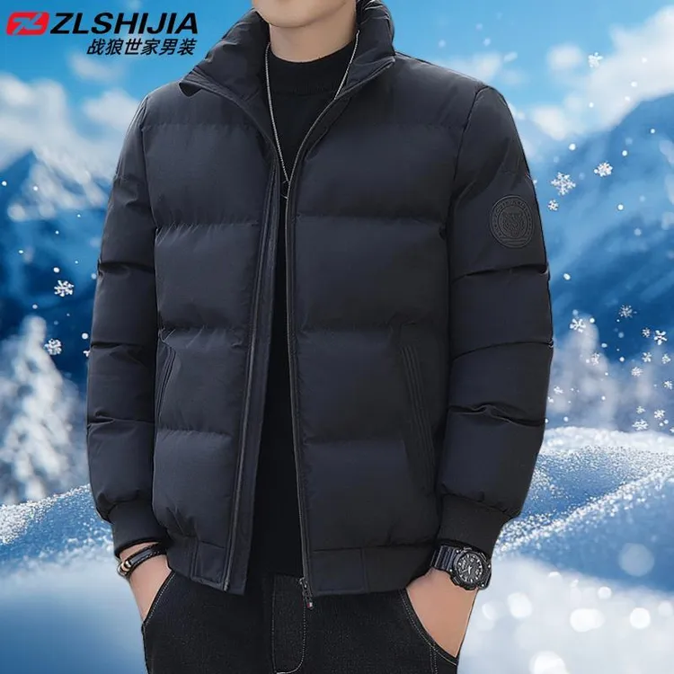 战狼世家保暖棉衣棉服休闲修身青年冬装轻薄运动立领潮流棉袄加厚