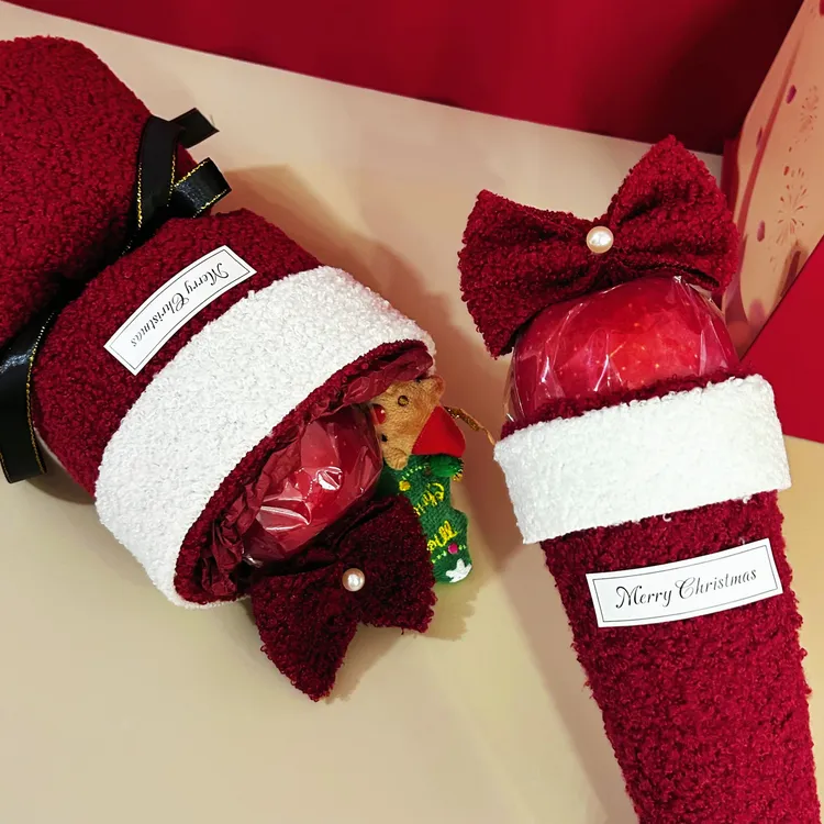 平安果花束苹果圣诞礼物平安夜diy材料包成品礼品手捧花苹果