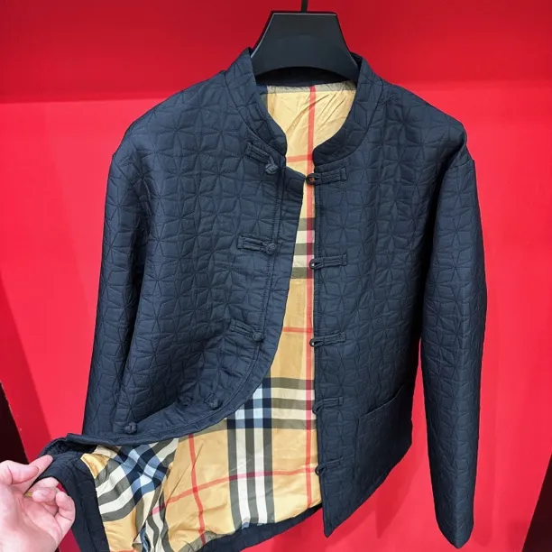 秋冬季黑色冬季唐装复古保暖立领男男款秋冬长袖外套