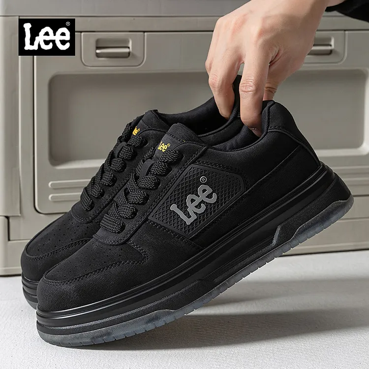 Lee琥珀流光秋冬新款男鞋时尚百搭潮流软底增高男士男鞋秋冬款