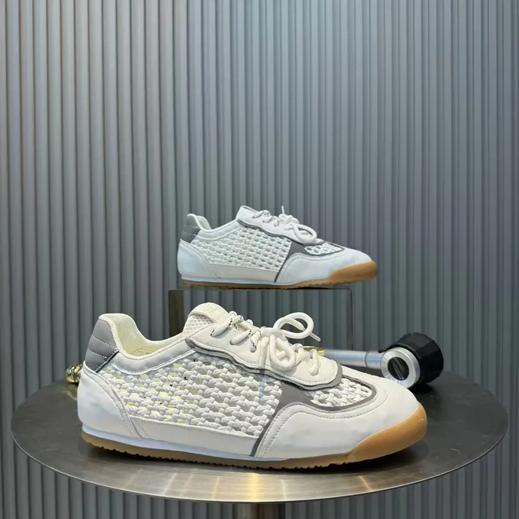 时尚舒适百搭休闲鞋编织网面透气潮鞋夏季新款男鞋35-151