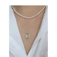 坠链均925银 【小方块 项链】 极简百搭 设计感冷淡风 X037