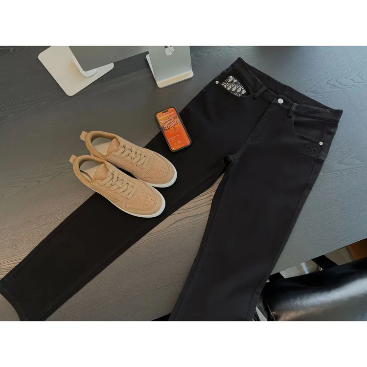 陆老板-【Dorc】百搭黑牛加厚休闲时尚男士牛仔裤-SS25-L3225