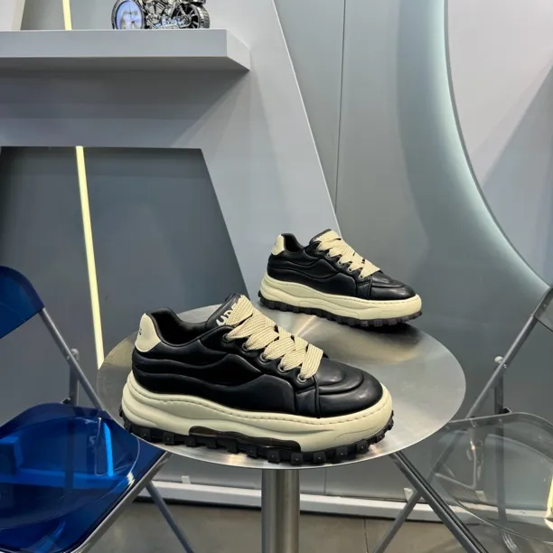 厚底低帮时尚休闲鞋高帮鞋拼色加绒秋季老爹鞋百搭鞋子