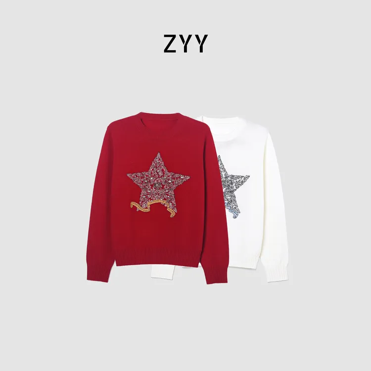 ZYY【梨云祠上】2025/五角星毛衣X25DMY05845