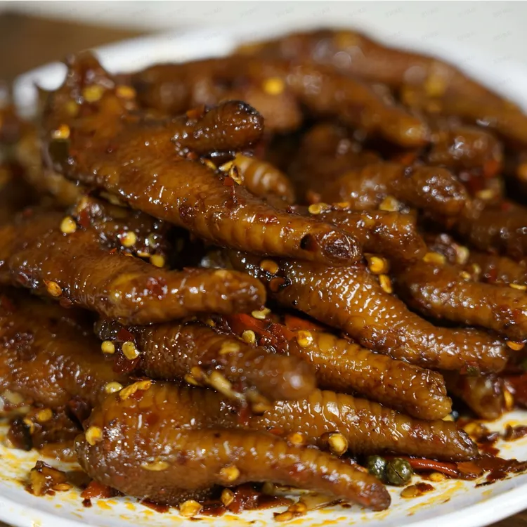 亚玲佤味云南特色小吃糊辣鸡爪带骨香辣爽口过瘾解馋