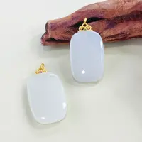 18K金镶嵌和田玉吊坠-多样性发其一-29*20*5mm-DS10833-19（JG）