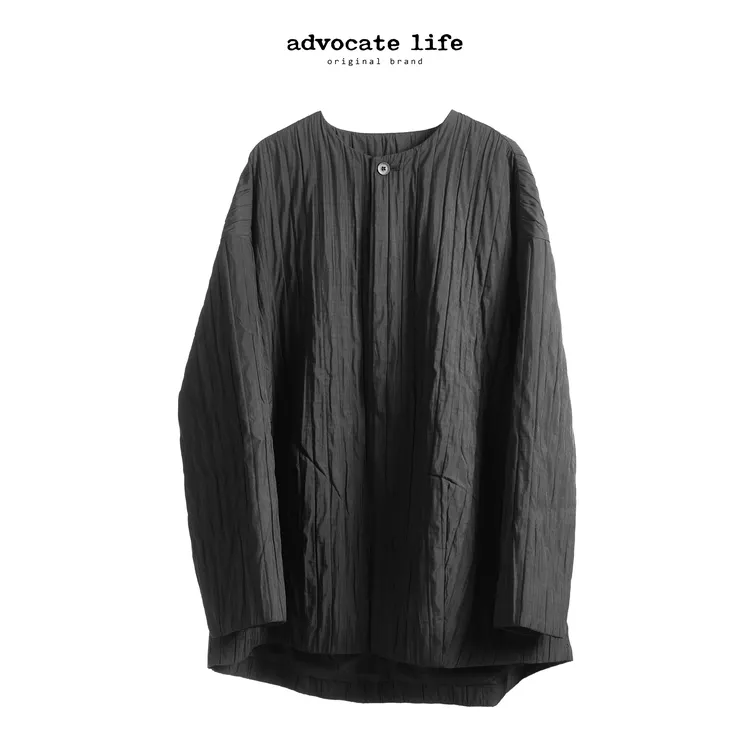 Advocatelife2025秋冬新品老钱风松弛感女装贵气圆领外套JQ371366