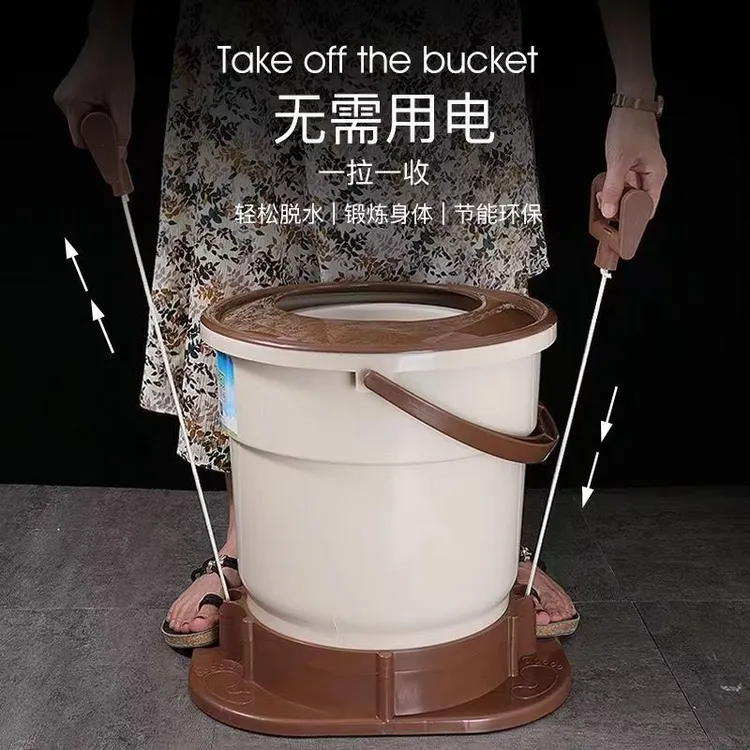 手动免电脱水机家用学生宿舍免电甩干脱水桶手拉式小型衣服脱水桶