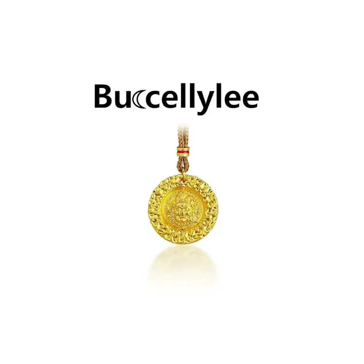 【淼淼专属】黄财神圆盘吊坠
